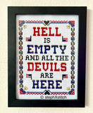 Hell Is Empty And All The Devils Are Here PDF Pattern