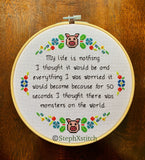 My Life Is Nothing I Thought It Would Be - PDF Cross-Stitch Pattern