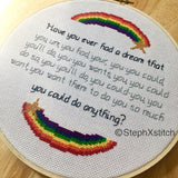 Have You Ever Had A Dream - Framed Cross-Stitch