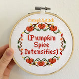 Pumpkin Spice Intensifies - Cross Stitch Kit