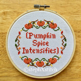 Pumpkin Spice Intensifies - Cross Stitch Kit