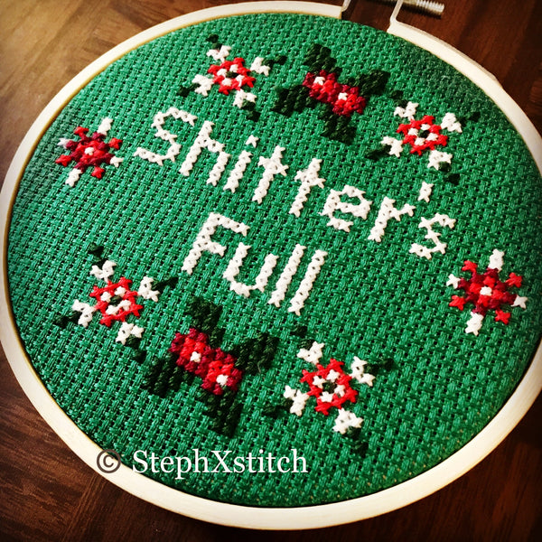 Shitter's Full - PDF Cross Stitch Pattern