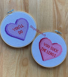 You'll Do - Framed Cross-Stitch