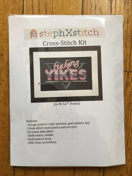 Fucking Yikes - Cross Stitch Kit