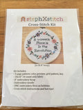 A Woman's Place Is In the Revolution - Cross Stitch KIT