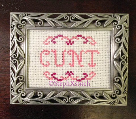 Tiny Cunt - PDF Cross Stitch Pattern