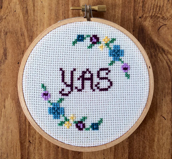 YAS -PDF Cross Stitch Pattern