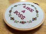 Like A Boss - PDF Cross Stitch Pattern