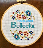 Bollocks - PDF Cross Stitch Pattern